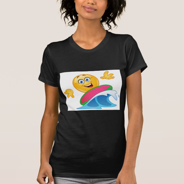 surf emoji T-Shirt (Front)