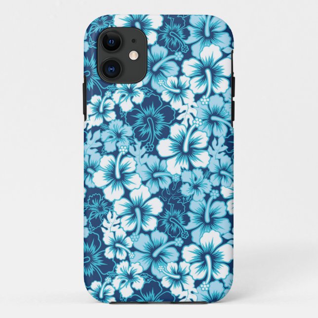 Surf Floral Hibiscus Pattern Case-Mate iPhone Case (Back)