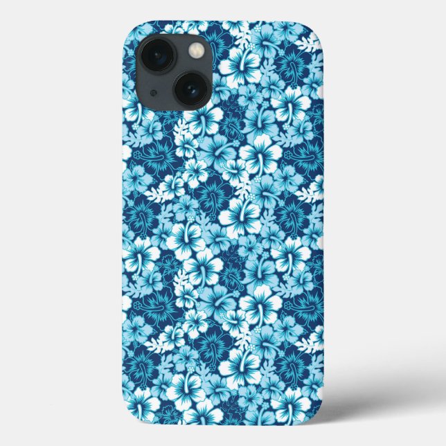 Surf Floral Hibiscus Pattern Case-Mate iPhone Case (Back)