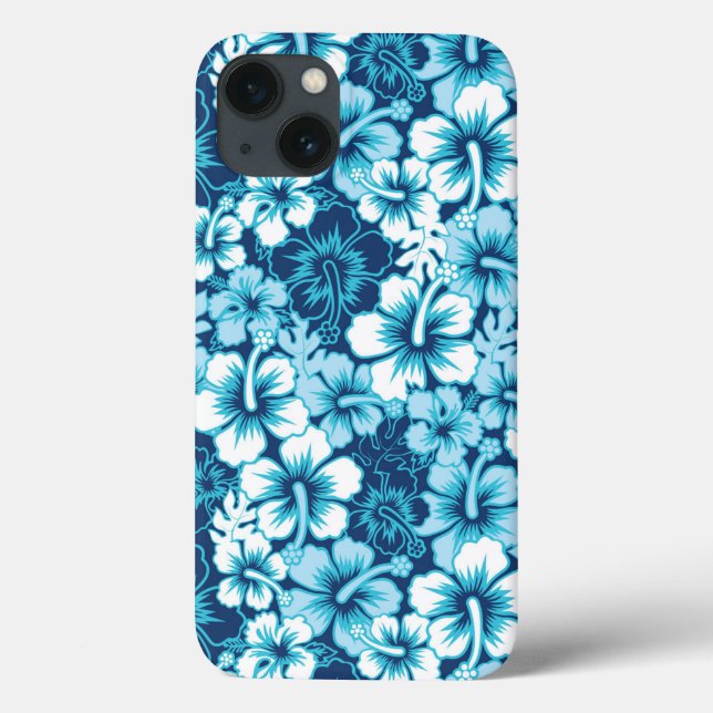 Surf Floral Hibiscus Pattern Case-Mate iPhone Case (Back)