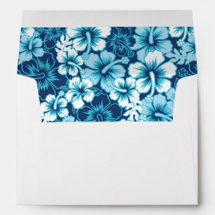 Surf Floral Hibiscus Pattern Envelope