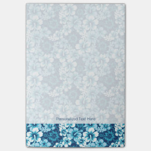 Surf Floral Hibiscus Pattern Post-it Notes