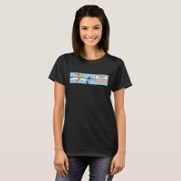 Surf Florida women black T-shirt