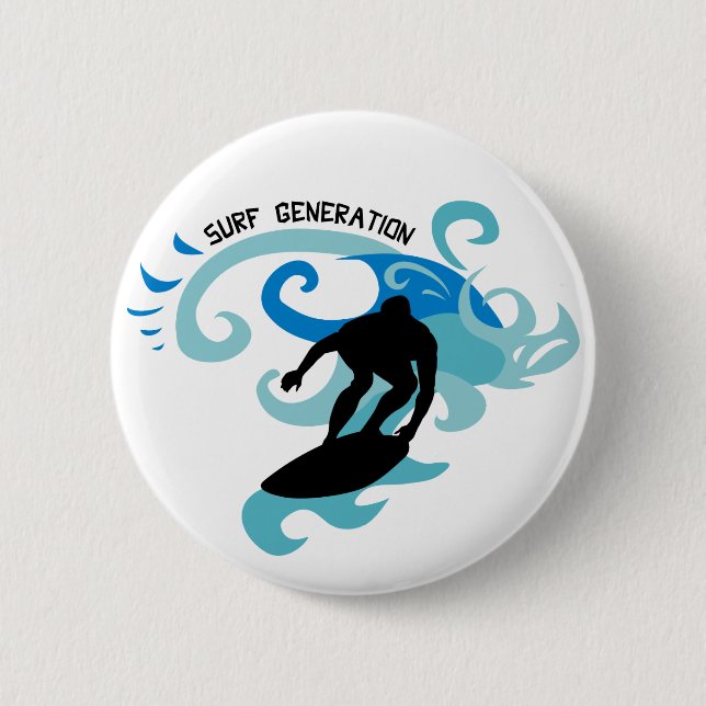 Surf Generation 6 Cm Round Badge (Front)