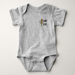 SURF GIRL BABY BODY BABY BODYSUIT