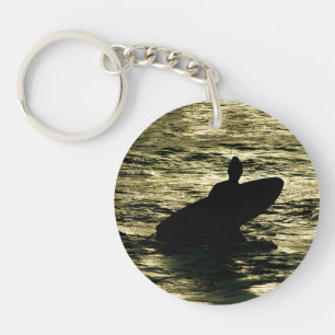 Surf Golden Hour - Acrylic Keychain