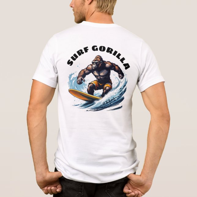 Surf Gorilla Tri-Blend Shirt (Back)