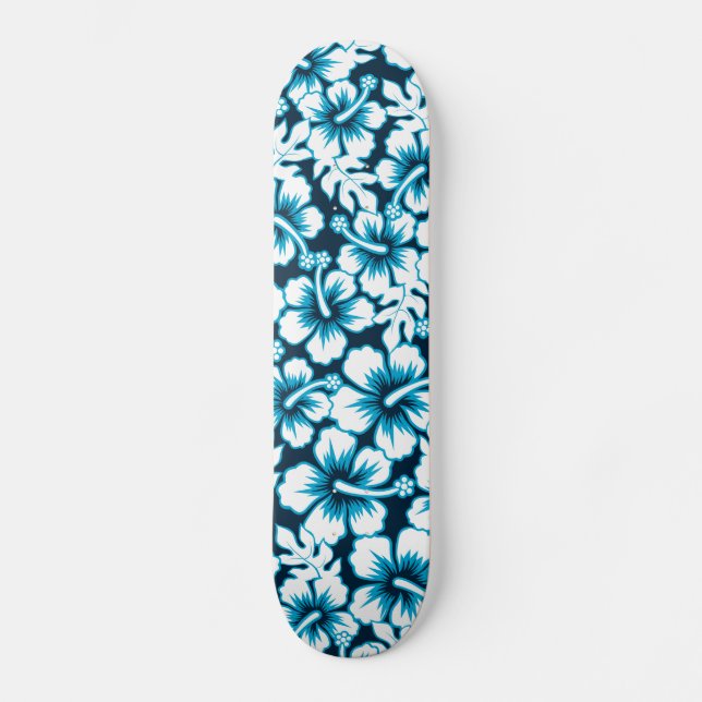 Surf graphic floral skateboard (Front)