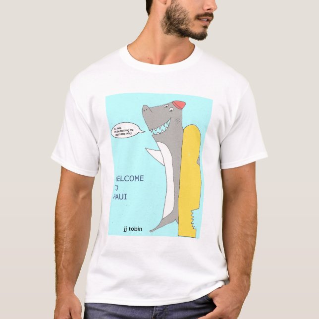 Surf Instructor Shark T-Shirt (Front)