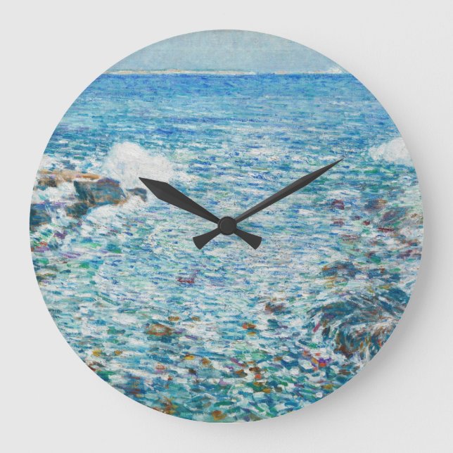 Surf, Isles of Shoals Large Clock (Front)