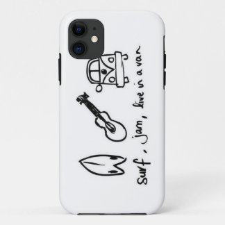 Surf, Jam, Live in a Van iPhone 5/5s iPhone 11 Case