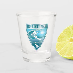Surf Jensen Beach Florida Shot Glass