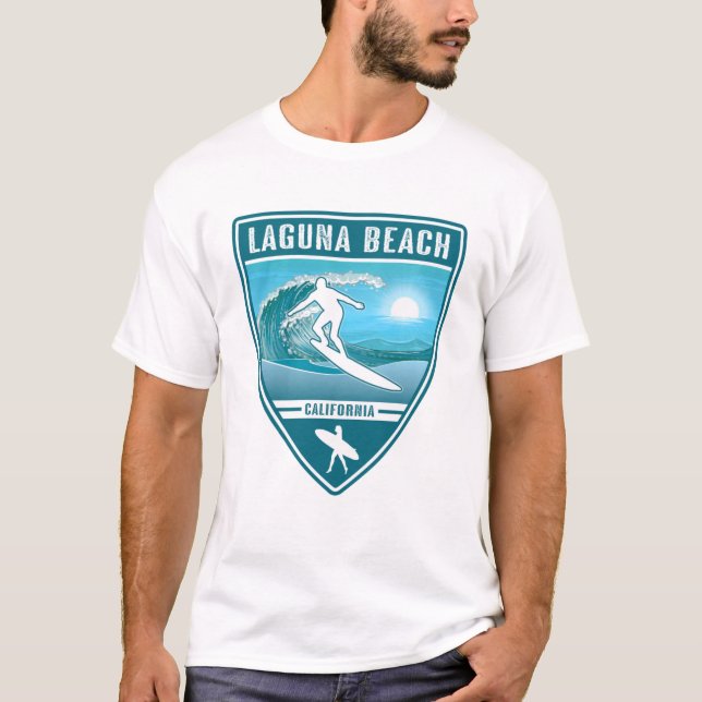 Surf Laguna Beach California T-Shirt (Front)