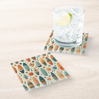 Surf Life Glass Coaster