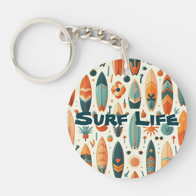 Surf Life Key Ring (Front)