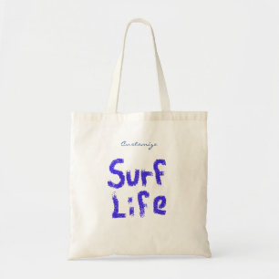 surf life spray painted on any colour Thunder_Cove Tote Bag