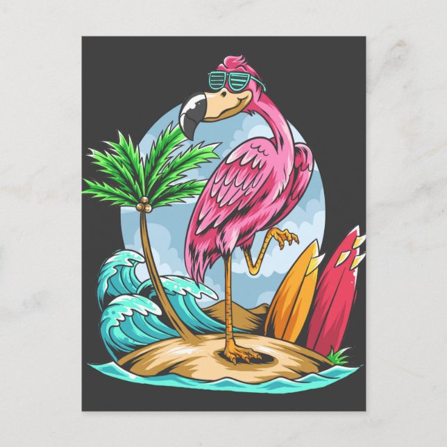 Surf Like a Mingo! Postcard (Front)