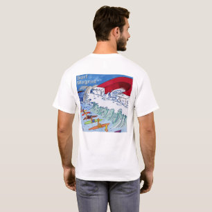 Surf Magnet men white T-shirt back