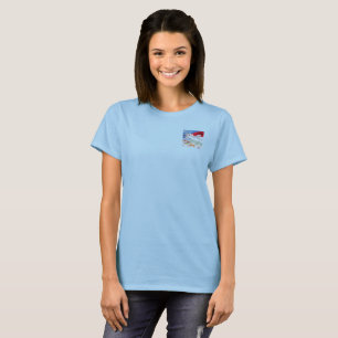 Surf Magnet women blue T-shirt pocket
