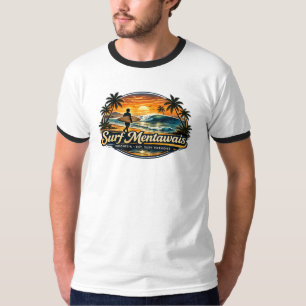 Surf Mentawais - Vintage Design T-Shirt