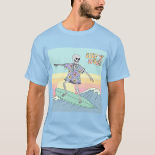 Surf ‘N’ Spook Skeleton Surfer T-Shirt