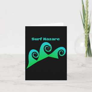 Surf Nazare Surfing Portugal Beaches Card