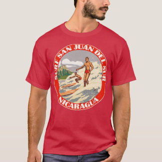 Surf Nicaragua San Juan Del Sur Vintage Travel T-Shirt