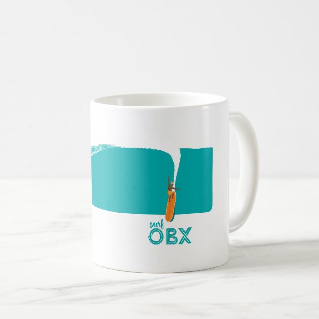 Surf OBX Drop-in Mug (Front Right)