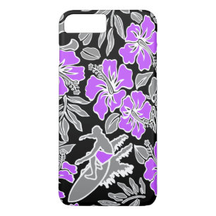 Surf Pareau Hawaiian Hibiscus Surfing Case-Mate iPhone Case