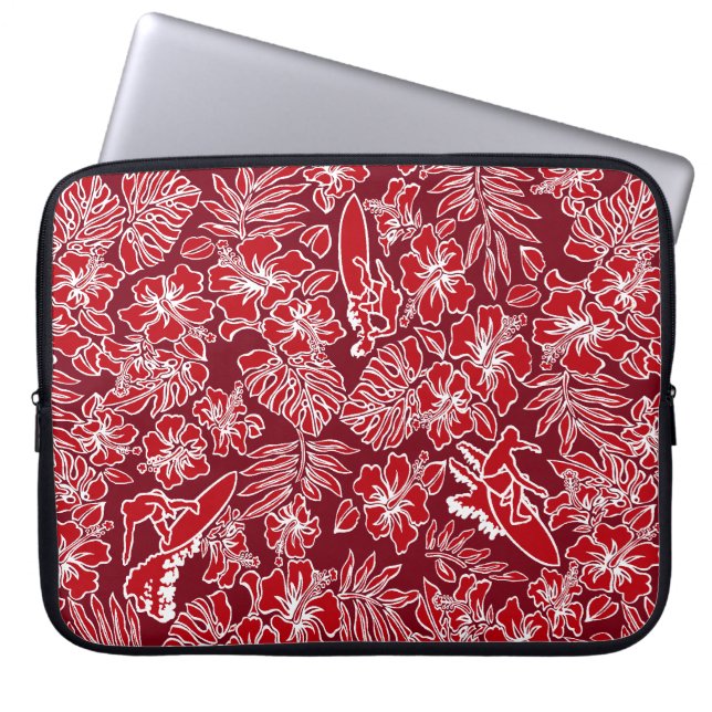 Surf Pareau Hawaiian Neoprene Wetsuit Laptop Sleeve (Front)