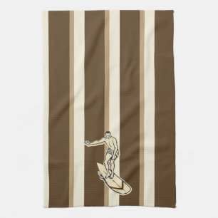 Surf Pareau Hawaiian Striped Kitchen Towel