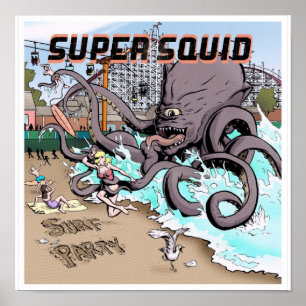 Surf Party Poster 12x12