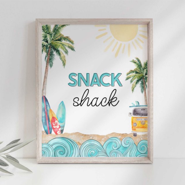Surf Party Snack Shack Sign (Creator Uploaded)