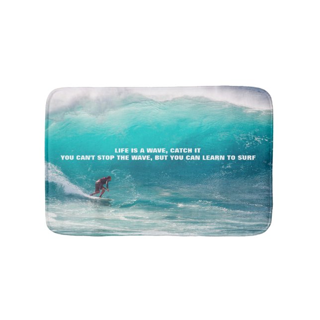 SURF QUOTE BATH MAT (Front)