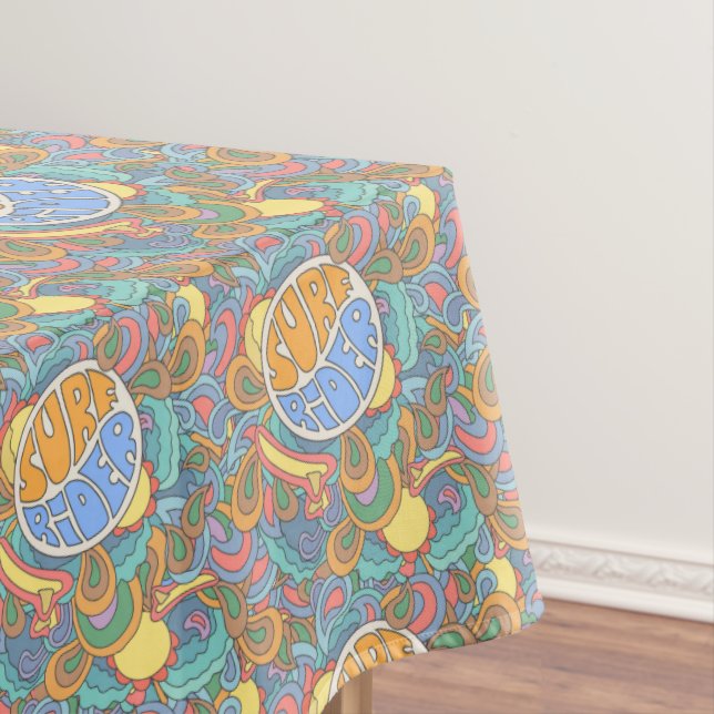 Surf Rider Pattern Tablecloth (In Situ)