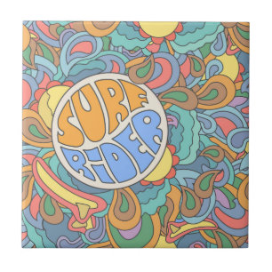 Surf Rider Pattern Tile