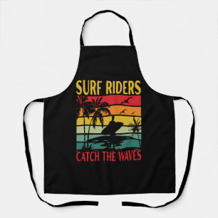 Surf Riders Catch the Waves Apron