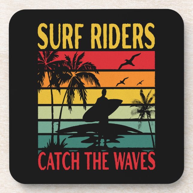 Surf Riders Catch the Waves Coaster (Front)