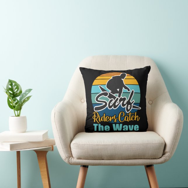 Surf Riders Catch the Waves Cushion (Chair)
