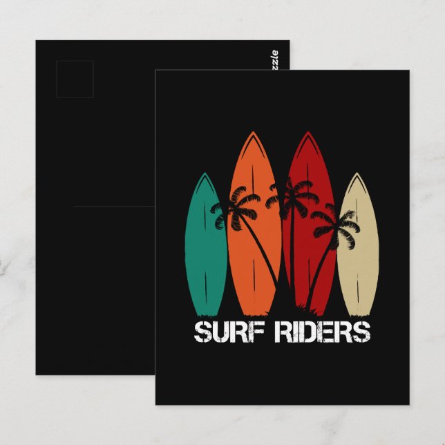 Surf Riders Postcard (Front/Back)
