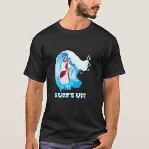 Surf´s Up Jesus God Surf Surfer Surfing Surfboard T-Shirt