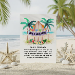 Surf & Sea Beach Baby On Board Books For Baby Enclosure Card