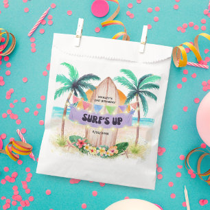 Surf & Sea   Surf's Up Beach Birthday Party Favour Bags