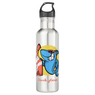 Surf Shark Beach Please 710 Ml Water Bottle