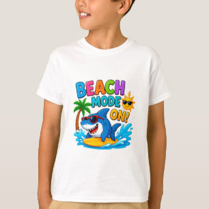 🌊 Surf Shark Cartoon For Summer Fun 🏄 T-Shirt