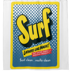 SURF SHOWER CURTAIN