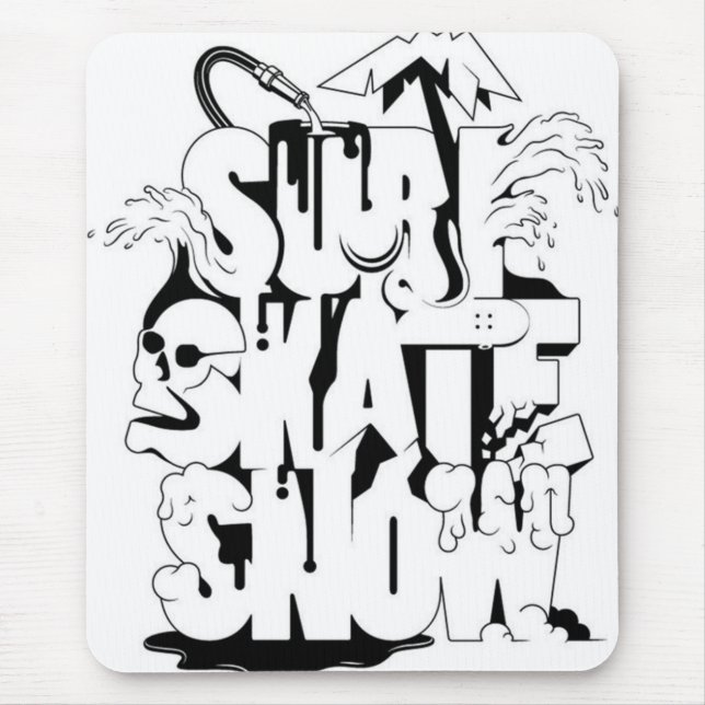 Surf Skate Snow mousepad (Front)
