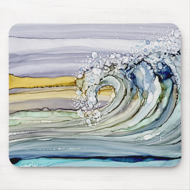 Surf the Waves Mousepad (Front)