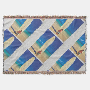 surf throw blanket