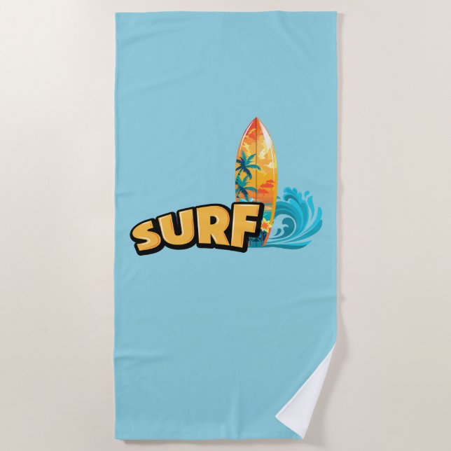 Surf Towel For Surf Lovers  (Front)